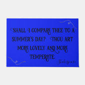 黒点の青沙翁|しゃおう=シェークスピア}と比べてみよう。 | ドアマット (正面)