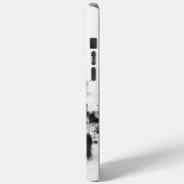 黒点描きモノクロ都市建築 Case-Mate iPhoneケース (裏面 / 左)