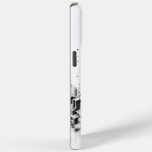 黒点描きモノクロ都市建築 Case-Mate iPhoneケース (裏面 / 右)