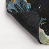 黒烏絵画虫 マウスパッド (コーナー)