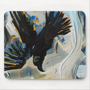 黒烏絵画虫 マウスパッド