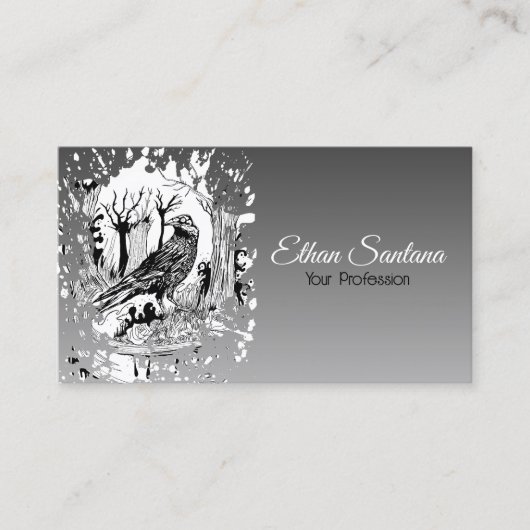 黒烏 名刺 (正面)