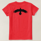 黒烏 Tシャツ (デザイン裏面)