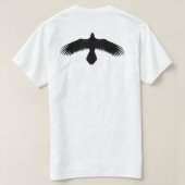 黒烏 Tシャツ (デザイン裏面)