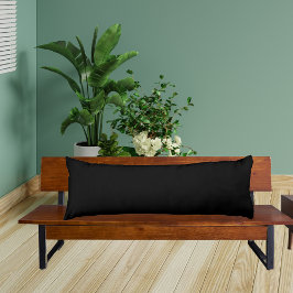 黒無地の色枕 ボディピロー