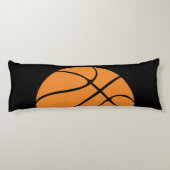 黒無地の色枕 ボディピロー (裏面)