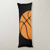 黒無地の色枕 ボディピロー (裏面 (縦))