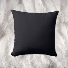 黒無地の色 クッション