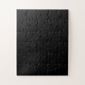 黒無地の色 ジグソーパズル (縦)