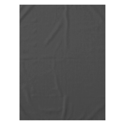 黒無地の色 テーブルクロス (正面)