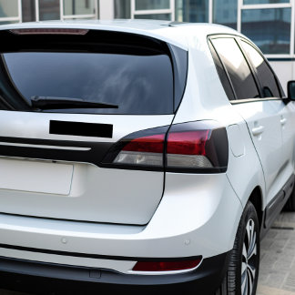 黒無地の色 バンパーステッカー