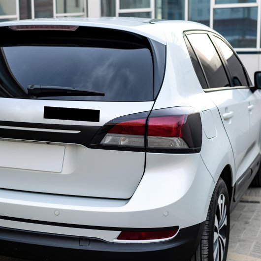 黒無地の色 バンパーステッカー