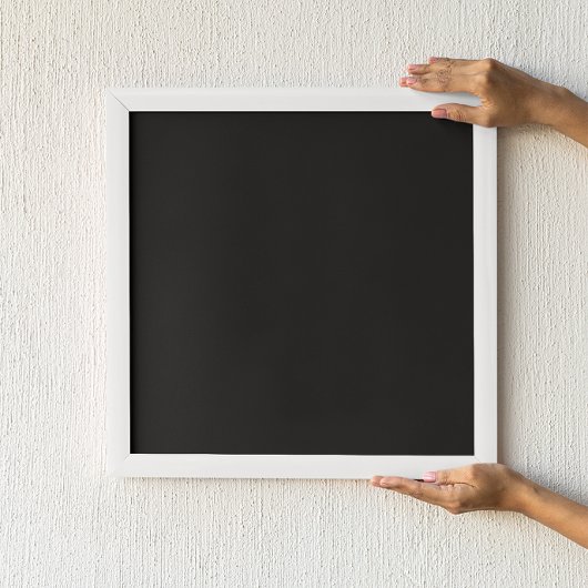 黒無地の色 ポスター