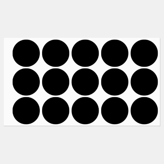 黒無地の色 ラベル (シート)