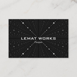 黒無限宇宙の点- 名刺