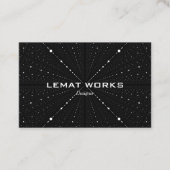 黒無限宇宙の点- 名刺 (正面)