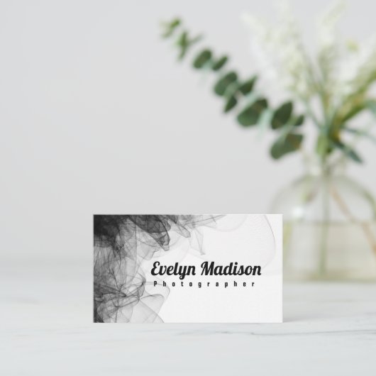 黒煙の背景678 名刺 (スタンド正面)