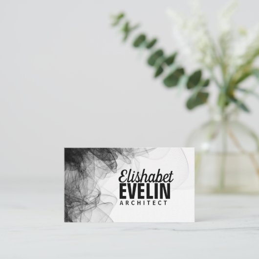 黒煙の背景g99 名刺 (スタンド正面)