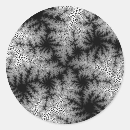 黒煙スペックル ラウンドシール (正面)