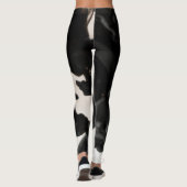 黒煙 – 編集可能文字 レギンス (裏面)