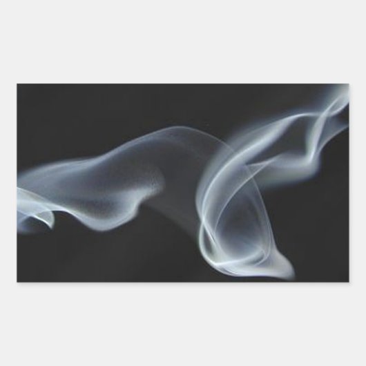 黒煙 長方形シール (正面)