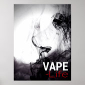 黒煙Vapeライフプレミアムポスター ポスター (正面)