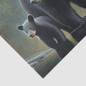黒熊と子牛 薄葉紙 (詳細)