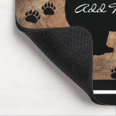 黒熊と熊の手 マウスパッド (コーナー)