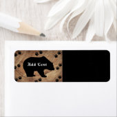 黒熊と熊の手 ラベル (インサイチュ)