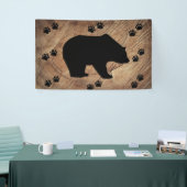 黒熊と熊の手 横断幕 (トレードショー)