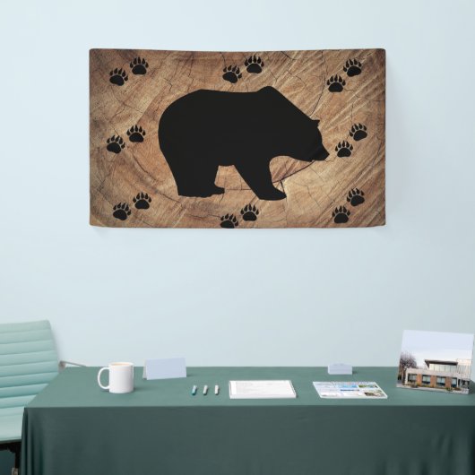 黒熊と熊の手 横断幕 (トレードショー)