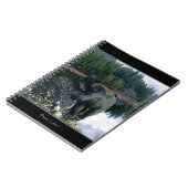 黒熊と荒野の湖 ノートブック (左側)