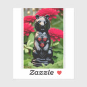 黒熊のゲームプレーヤー シール (シート)