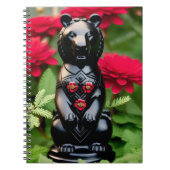 黒熊のゲームプレーヤー ノートブック (正面)