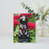 黒熊のゲームプレーヤー ポストカード (スタンド正面)