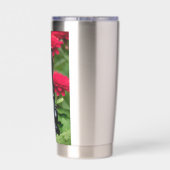 黒熊のゲームプレーヤー 保温保冷タンブラー (背面)