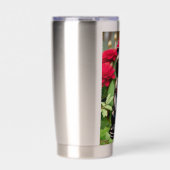 黒熊のゲームプレーヤー 保温保冷タンブラー (正面)