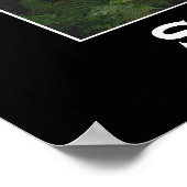 黒熊のトレイルやる気を起こさせるポスター ポスター (角)