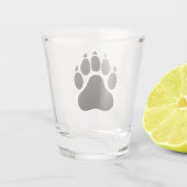 黒熊の前刷り ショットグラス (裏面)