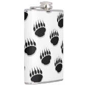 黒熊の前足のパターン フラスク (右)