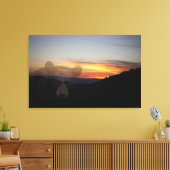 黒熊の夕日 キャンバスプリント (インサイチュ (リビング))