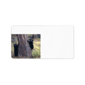 黒熊の子 ラベル (正面)