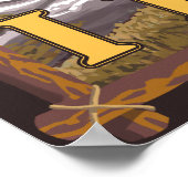 黒熊の森 – アイダホ ポスター (角)