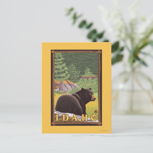 黒熊の森 – アイダホ ポストカード (スタンド正面)