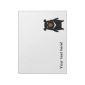 黒熊の漫画 ノートパッド (回転)