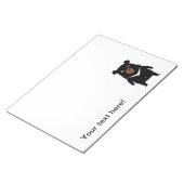 黒熊の漫画 ノートパッド (アングル)