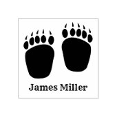 黒熊の爪ゴム印 ラバースタンプ (インプリント)