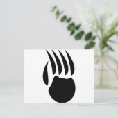 黒熊の足 ポストカード (スタンド正面)