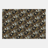 黒熊はげ鷲の荒野 ラッピングペーパーシート (正面2)