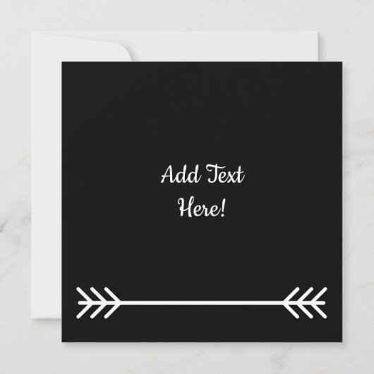 黒熊ハゲのワシ熊の手のプリント荒野 案内状 (裏面)